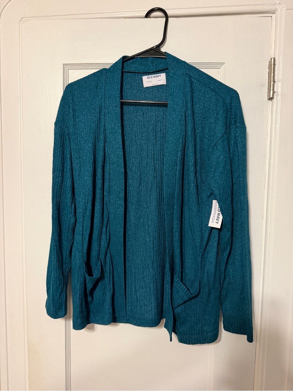 Old Navy Teal Open Front Girl’s Cardigan Sweater